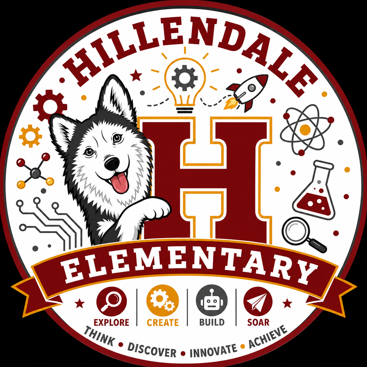 Hillendale Elementary STEM Club emblem