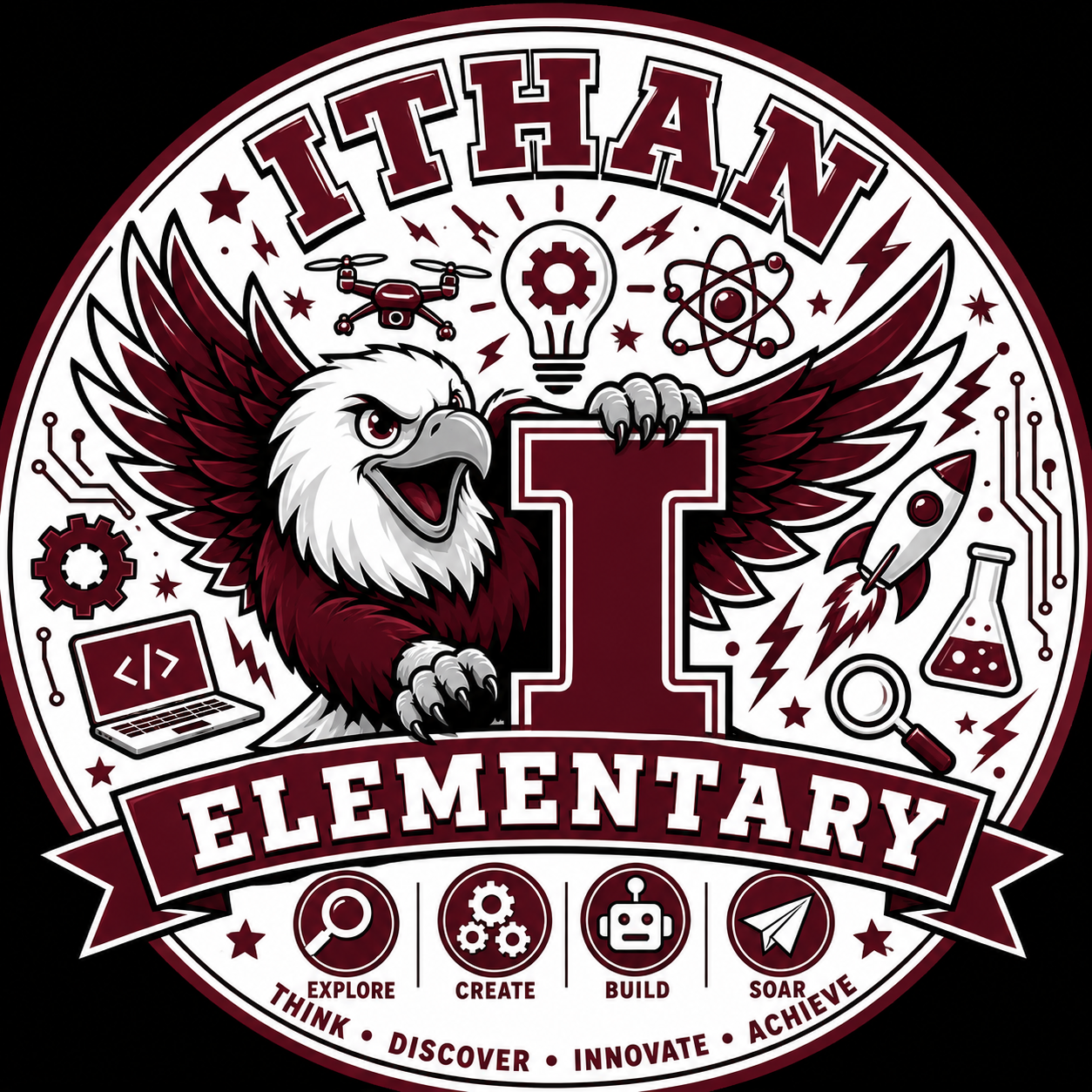 Ithan Elementary STEM Club emblem